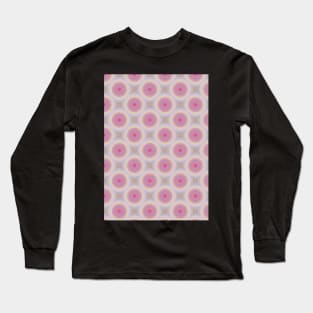 Pink Yellow and Purple Circles Long Sleeve T-Shirt